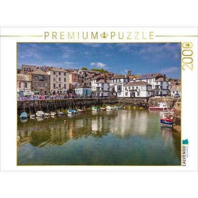 CALVENDO Puzzle Alter Hafen von Falmouth, Cornwall, England | 2000 Teile Lege-Größe 90 × 67 cm Foto-Puzzle für glückliche Stunden