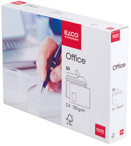 Elco Briefumschlag DIN C4 Hochweiß 7452312
