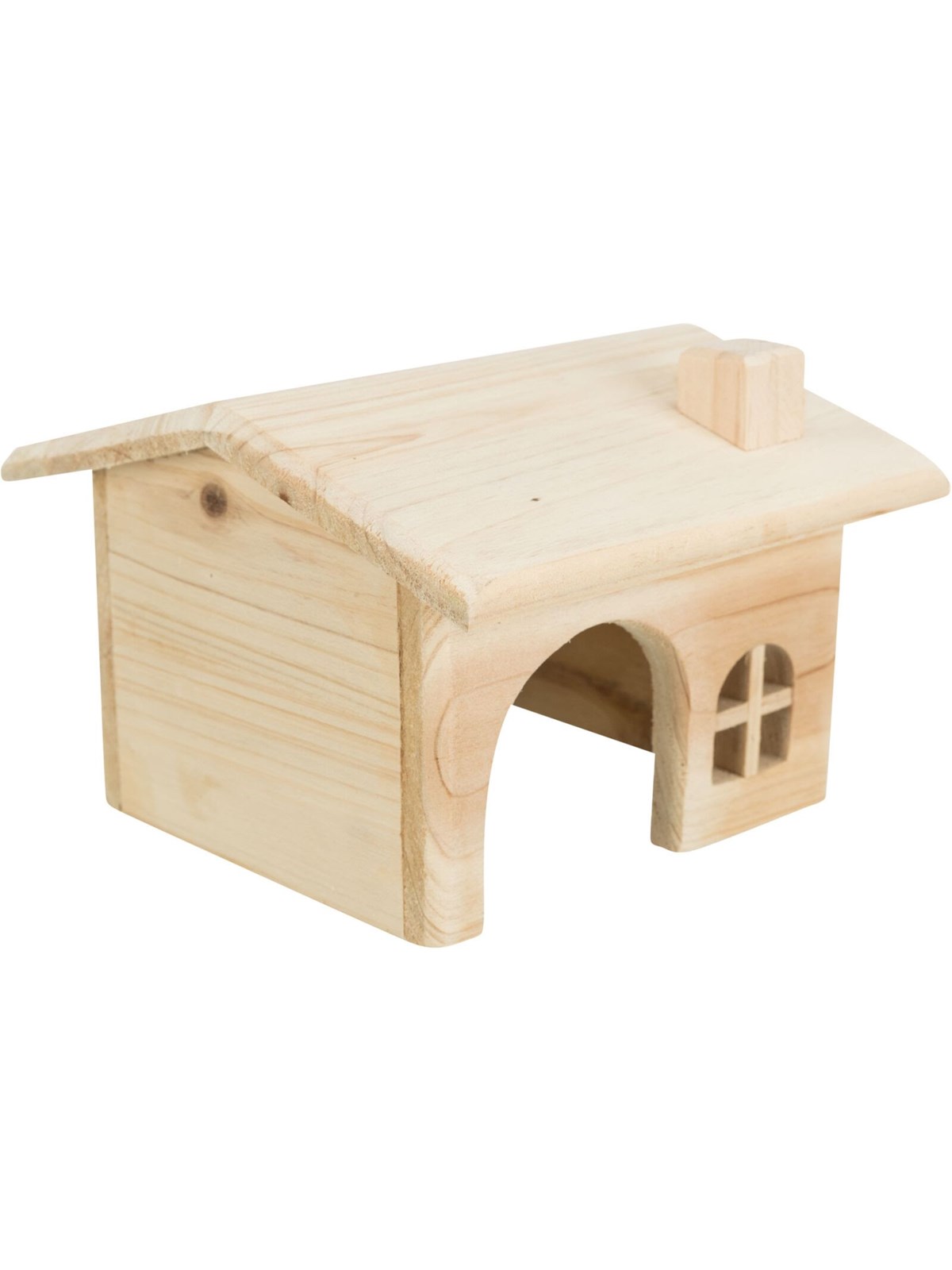 Trixie Natur-Kiefernholzhaus für Kleintiere Mäuse Hamster