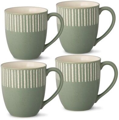 Noritake Colorwave Stripe Set of 4 Mugs, 13 oz.