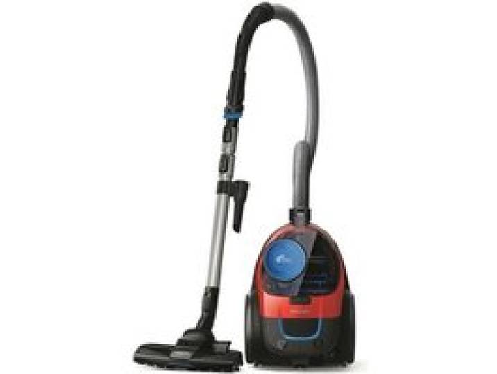 PHILIPS FC9330/09 Aspirateur traîneau sans sac PowerPro Compact - 900W - 76 dB - Filtre Anti-allergie -Rouge