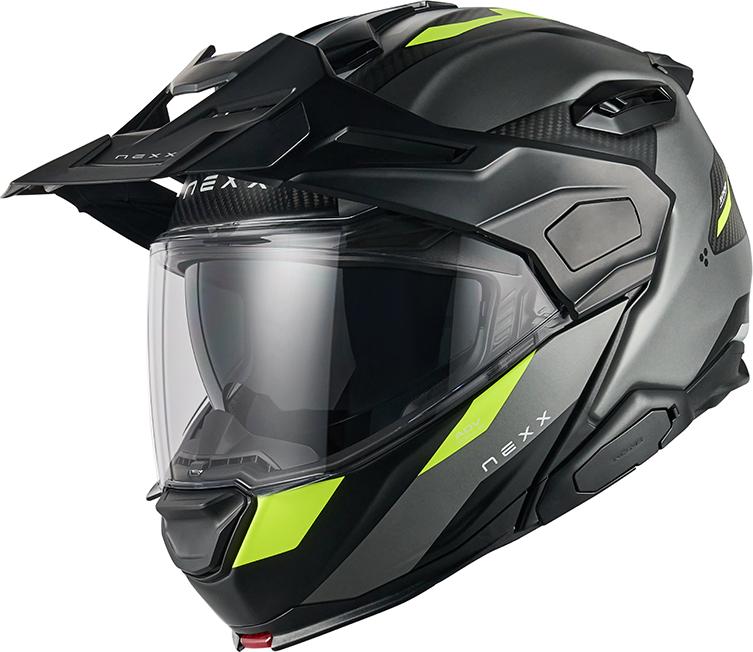 NEXX Helmet X.LFC TERRA CARBON GREY.NEON MT (62-XL)