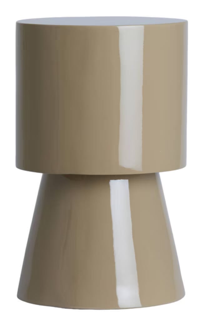 Light & Living Ronde Bijzettafel Nysa Zand Ø30cm