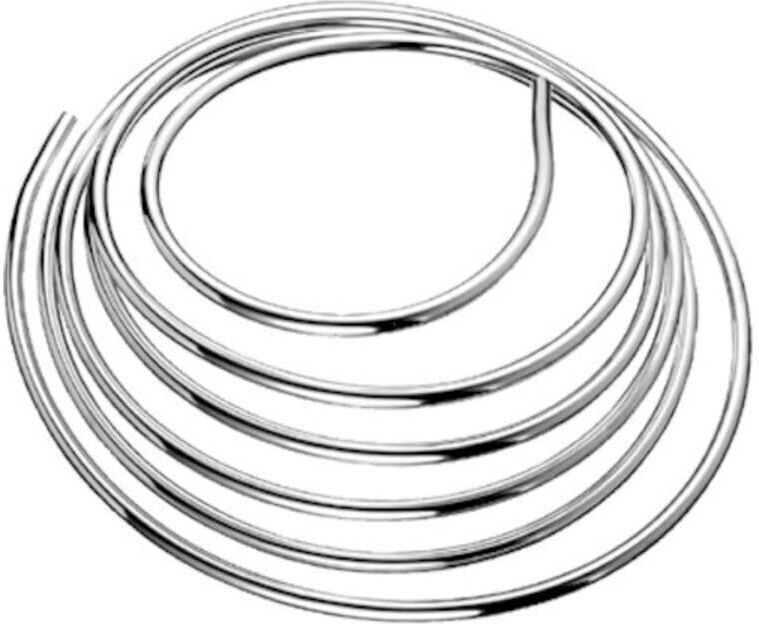 Schell Kupferrohr d= 12mm, verchromt, Ring a 5 m (487420699)