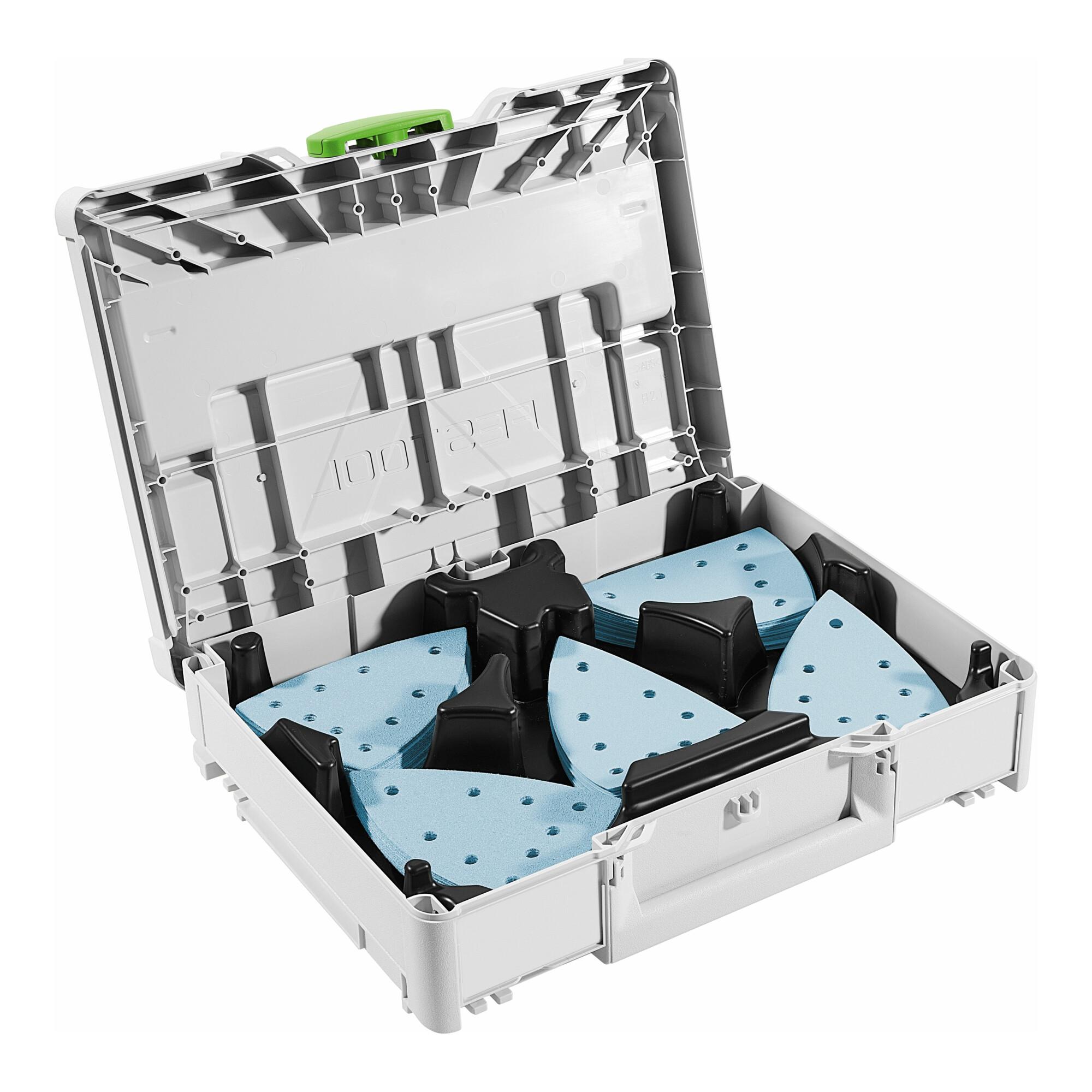 Festool Schleifmittel-Systainer³ SYS-STF DELTA GR-Set Granat (578195)