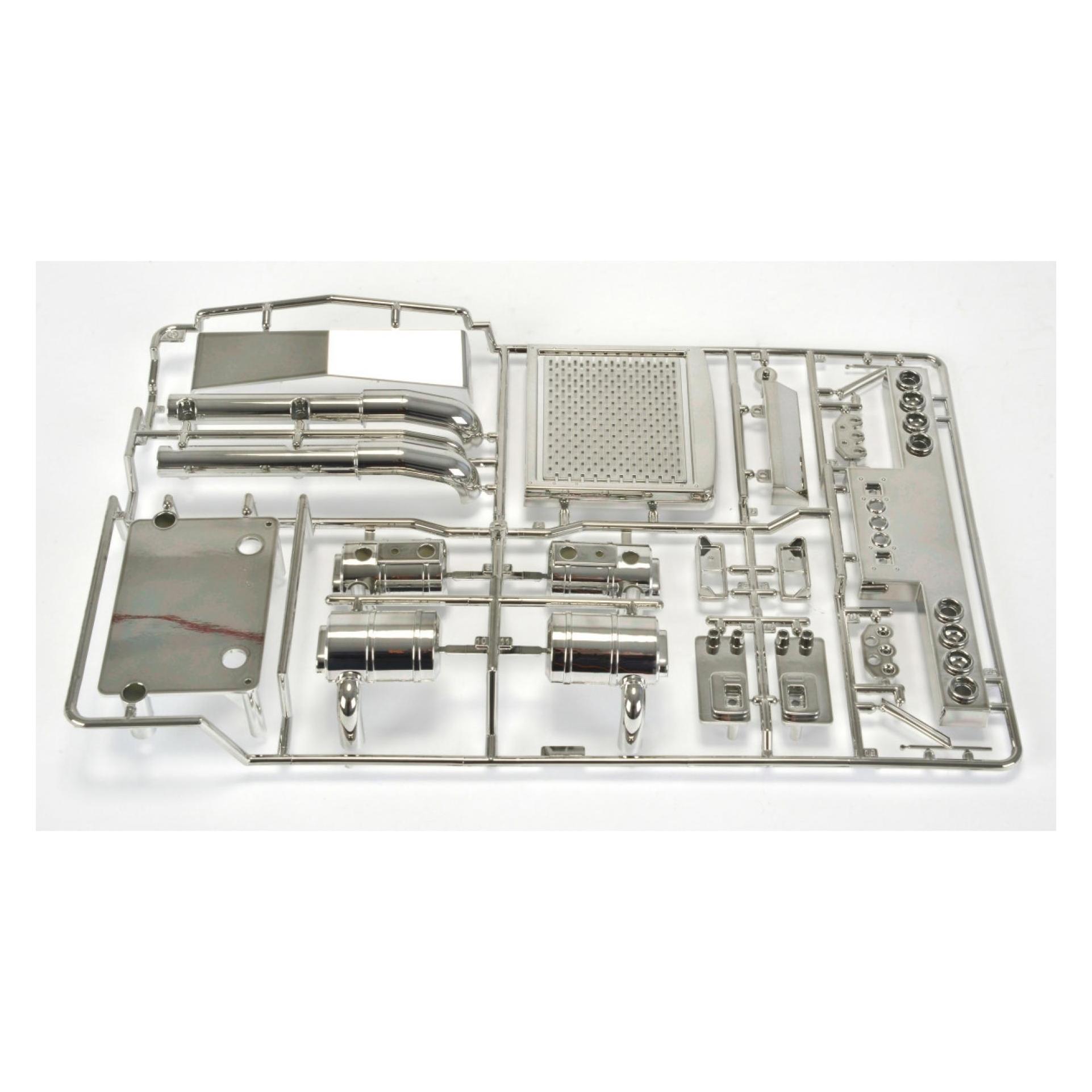 Tamiya Q-Teile Kühlergrill chrom Grand Hauler (319225174)