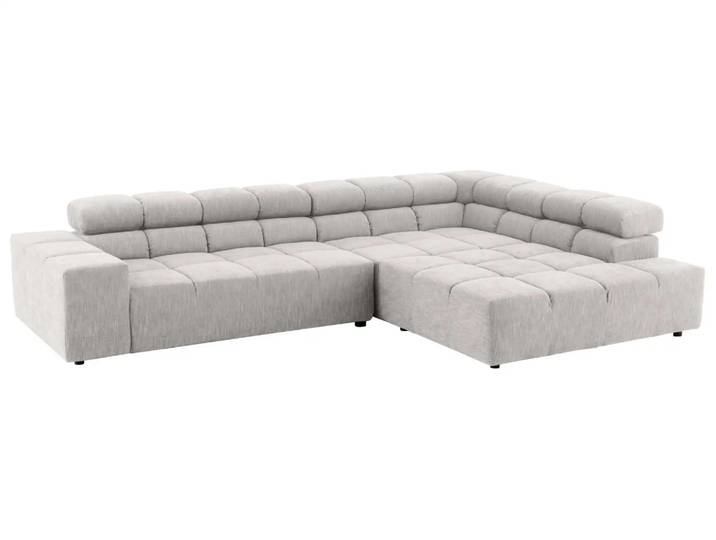 Ecksofa Otawa Basic Candy / Farbe: Silver / Material: Stoff Basic