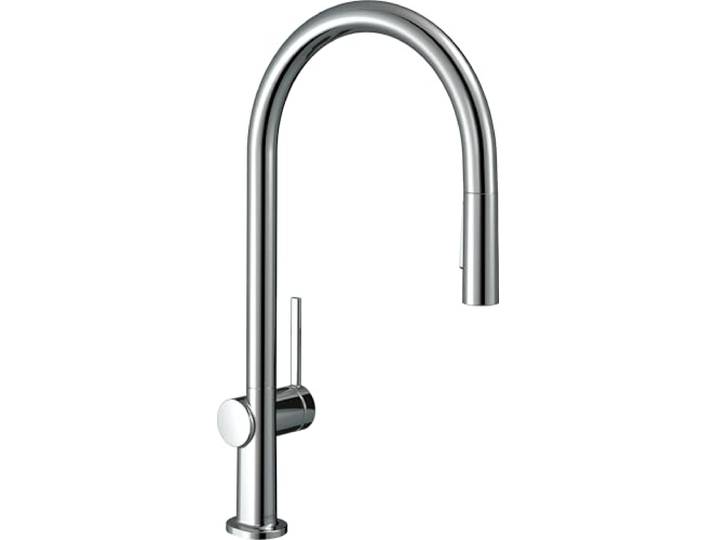 hansgrohe Küchenarmatur Talis M54 (Wasserhahn Küche, 360° schwenkbar, ausziehbare Brause mit 2 Strahlarten, hoher Komfort-Auslauf 210mm, Standardanschlüsse) Chrom
