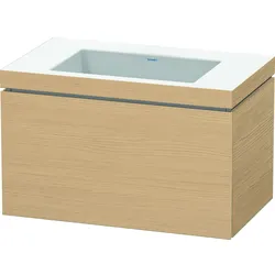 Duravit Möbelset c-shaped Set wandhängend wandhängend „L-Cube“ 80 × 50 × 48 cm Eiche Natur