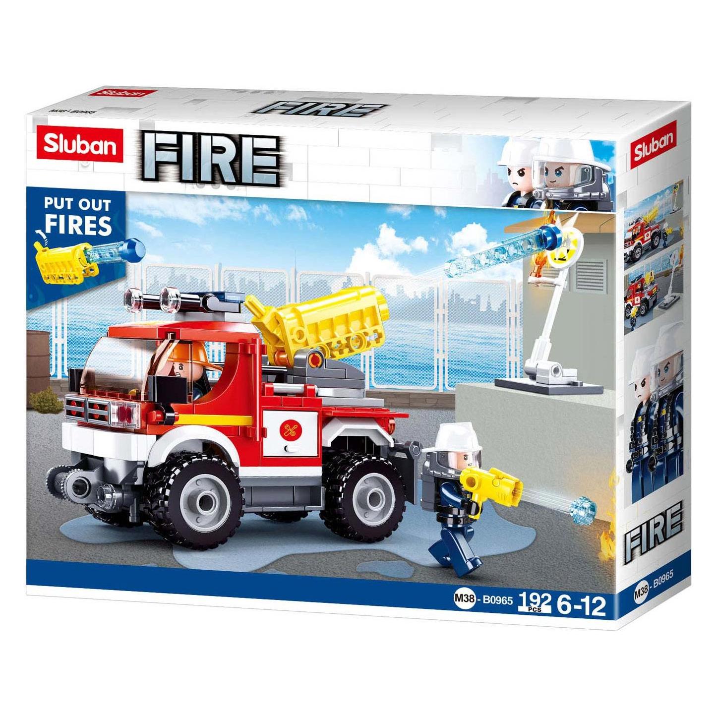 Sluban Offroad-Feuerwehrfahrzeug (M38-B0965)