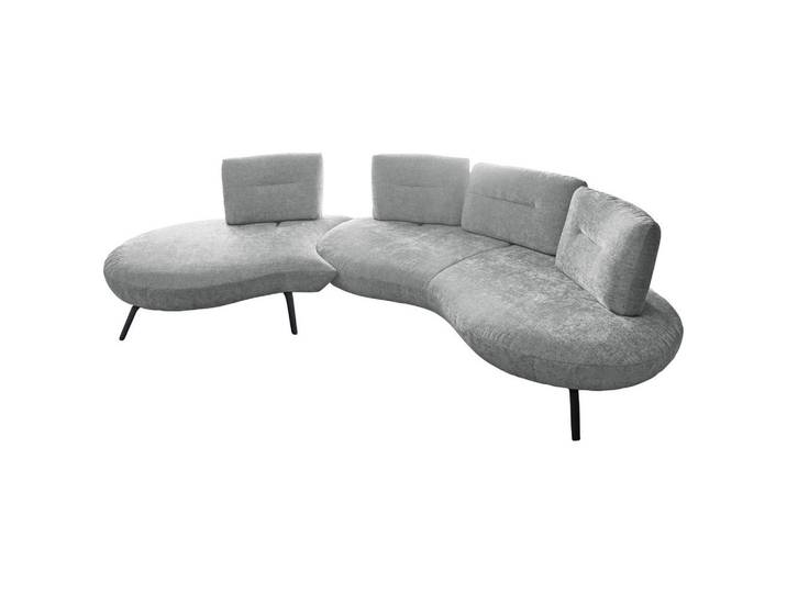 Moderano Bigsofa, Hellgrau, Metall, 4-Sitzer, 456x93x138 cm, Typenauswahl, Fußauswahl, Sitzqualitäten, Stoff-/Lederauswahl, Wohnzimmer, Sofas & Couches, Sofas, Bigsofas