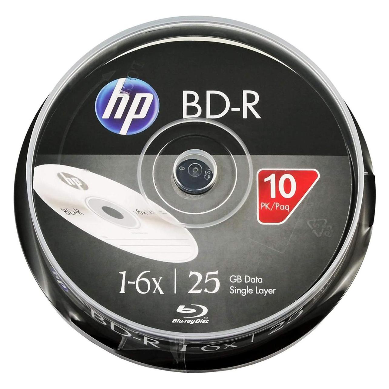 HP BD-R 6X 10pk cake 25GB (69321) (10x) (BRE00071-3)