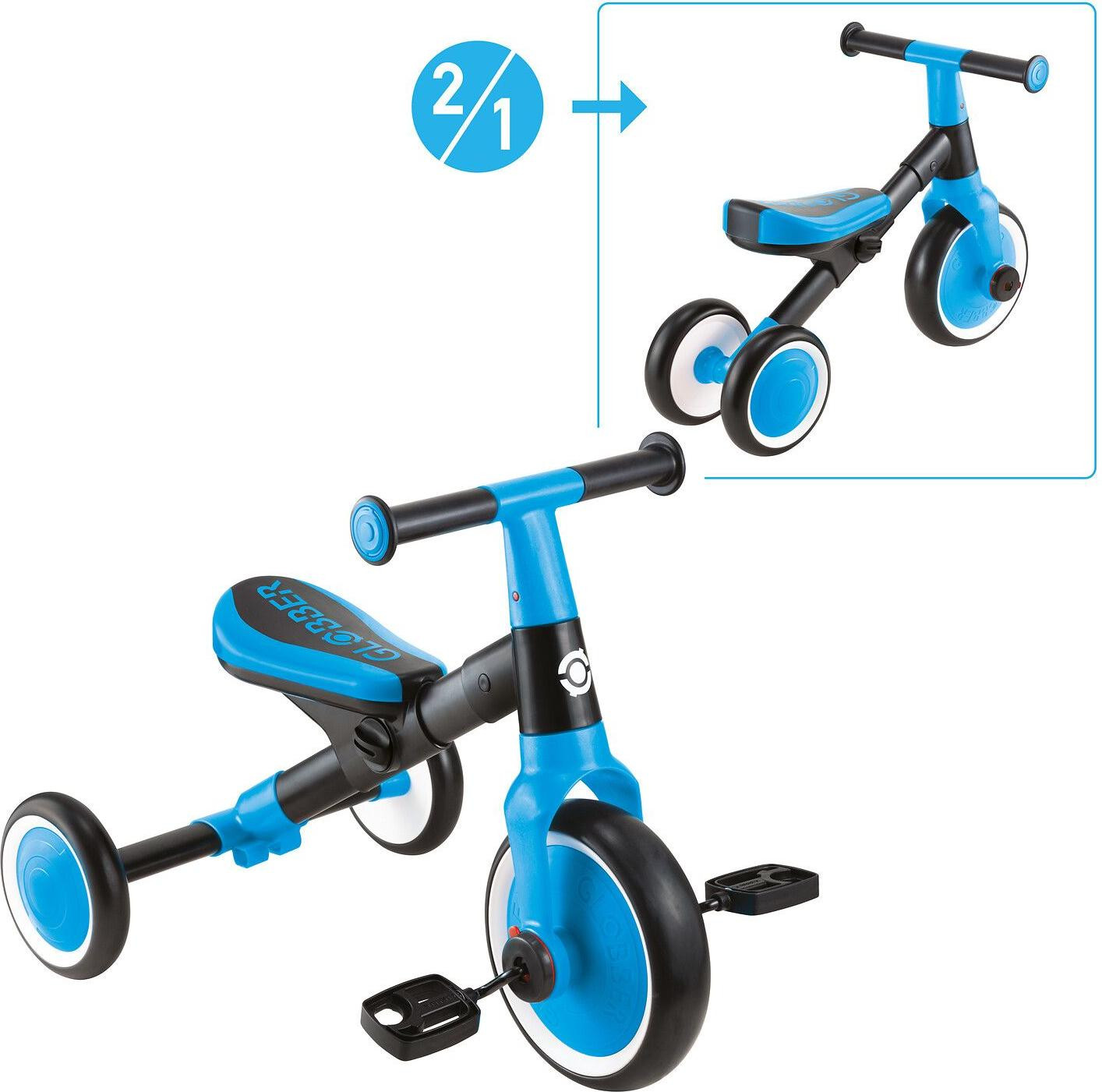 Globber Loopfiets 2-in-1 lichtblauw
