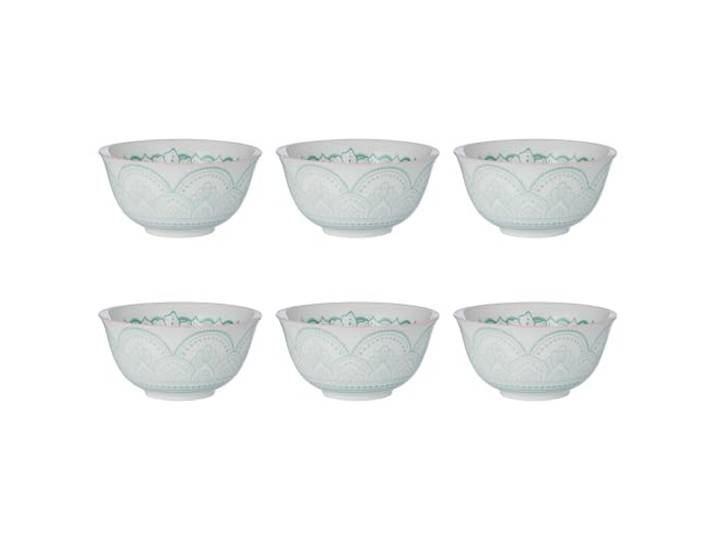 BUTLERS 6er-Set Schalen Porzellan - ORNAMENTS -