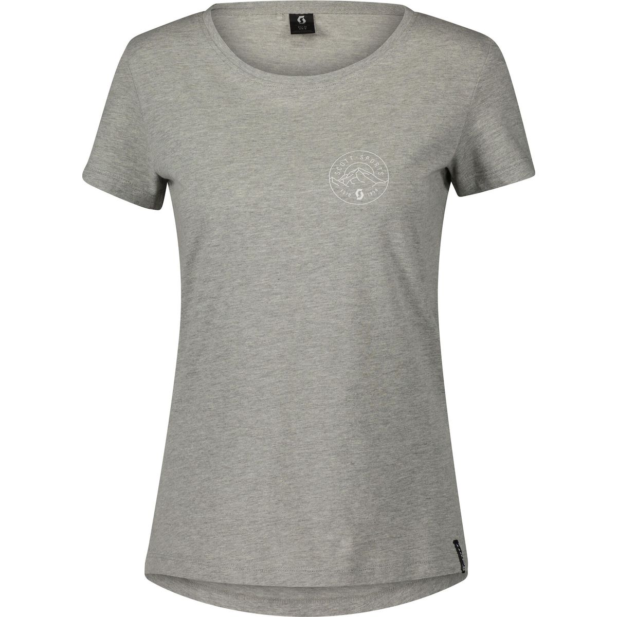 Scott Tee W's Graphic SS grey melange (1920) XS 4032181920004