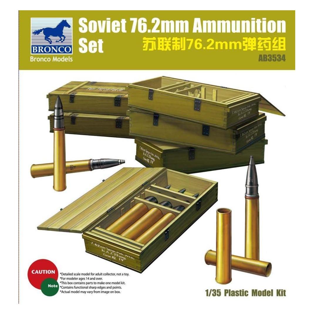 Bronco Soviet 76,2mm Ammunition Set (AB3534)