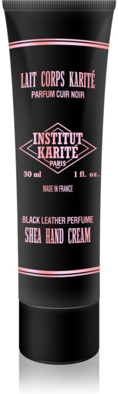 Institut Karité Paris Black Leather Shea Hand Cream crème protectrice mains 30 ml