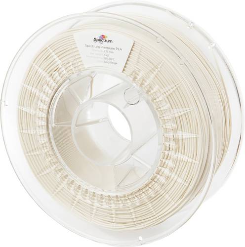 Spectrum Filaments 80840 PLA Premium Filament PLA hohe Zugfestigkeit 1.75mm 2000g Elfenbein, ivory beige 1St.