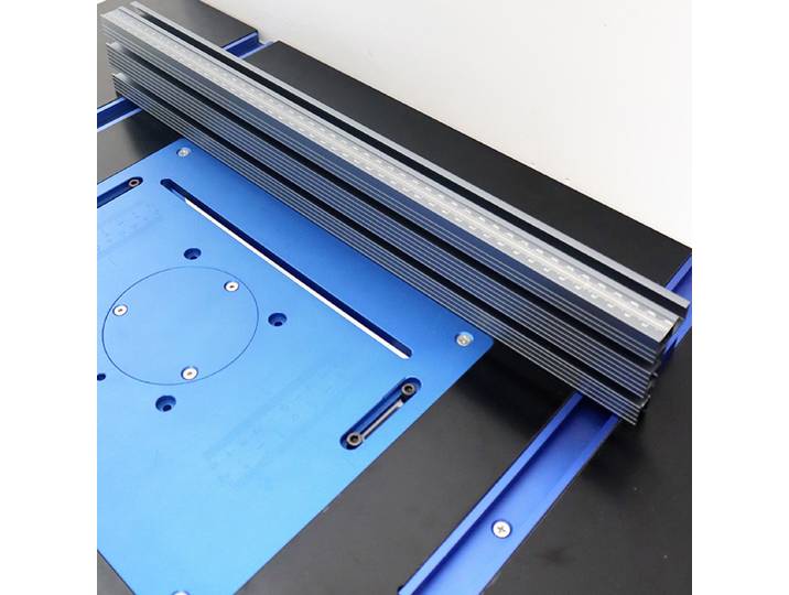 600mm 74/75 Type profilé en aluminium clôture routeur clôture t-track Table système de clôture pour accessoires de travail du bois scie à onglet clôture
