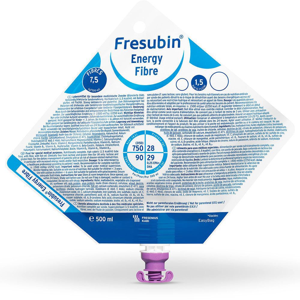 Fresubin Energy Fibre Easy Bag 15x500 ml Flüssigkeit