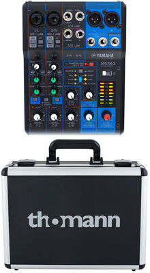 Yamaha MG06X Case Bundle Schwarz