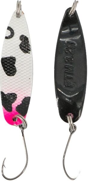 Ftm Trout Spoon Hammer 3,2 Gr.-Hvid-Sort-Pink/sort