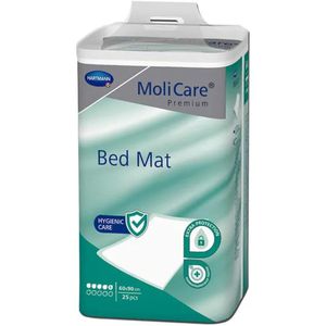 MoliCare Inkontinenzunterlagen Premium Bed Mat, Einweg, 60 x 90 cm, Aufnahme ca. 971 ml, wasserfest, 25 Stück