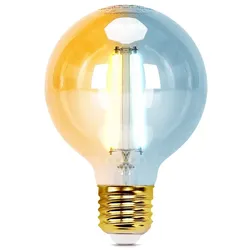 Aigostar E27 LED CCT Smart Wi-Fi Filament Retro Vintage Nostalgie Leuchtmittel dimmbar 2700-6500K G80 Ø 80mm 6 Watt