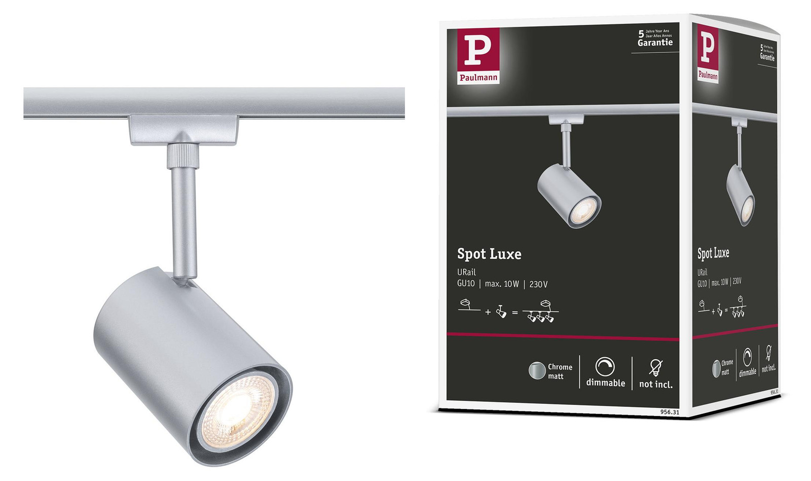Paulmann URail Luxe spots voor railsysteem