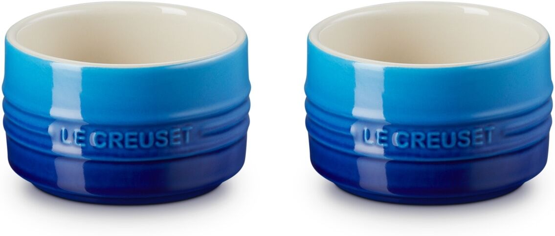 Le Creuset Set de 2 Bowls Logo . Azulón