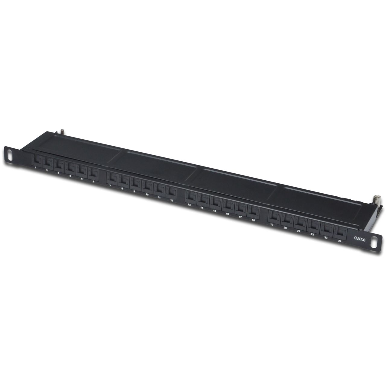Digitus 24 Port GBase-T Patchpanel für 19" Rack (DN-91624U-SL-SH)