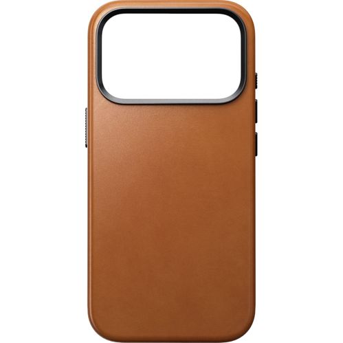 Nomad Traditional Leather Case iPhone 18 Pro Saddle Hw.