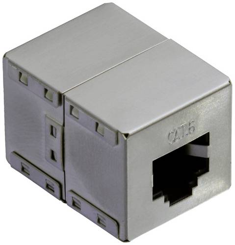 Value RJ45-Kupplung RJ45 Adapter CAT 6 Silber