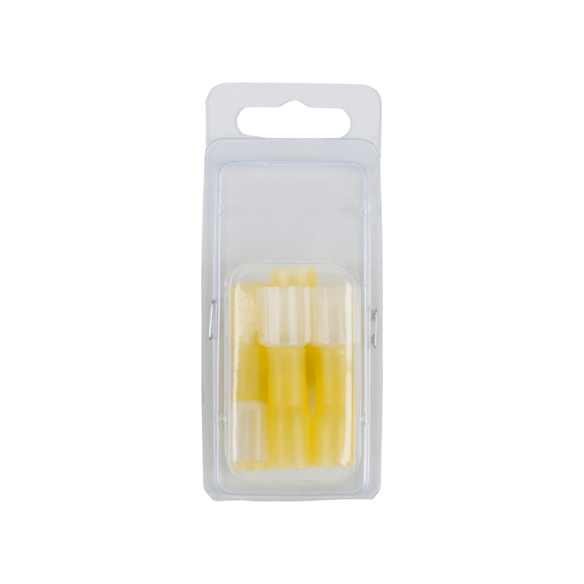 KS Tools Sortiment isolierter Quetschverbinder, gelb, AWG12-10, 6-tlg Stecker (970.0660)