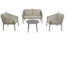 Lounge-Set GAVOI (BHT 120x74,50x67 cm) - Bezug: Stoff - BHT 120x74,50x67 cm