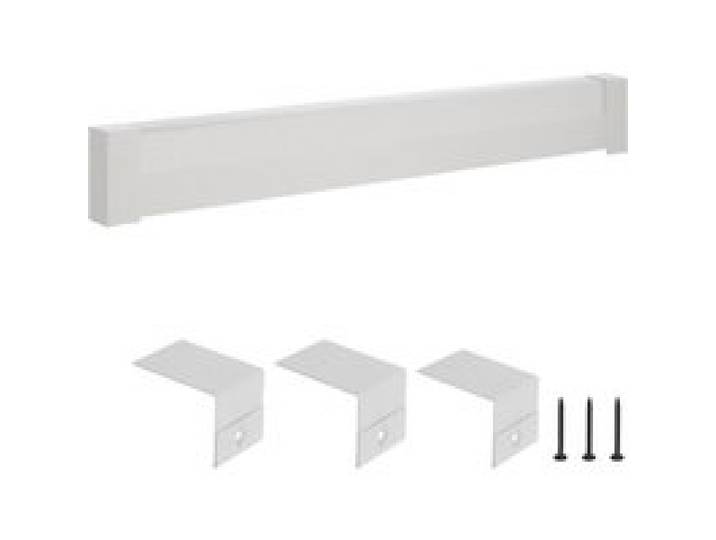 VEVOR Cache pour Plinthe Chauffante, Série Basic, Couvercle pour Chauffage Électrique Standard, 1,83 m, Ventilation et Chaleur Efficaces, Cache de Remplacement en Acier pour Chambre à Coucher, Blanc