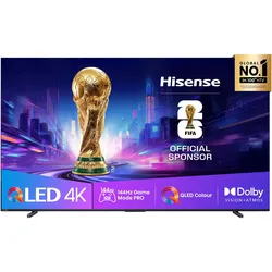Hisense 100E7Q Pro (100", E7Q Pro, QLED, 4K, DE), TV, Schwarz