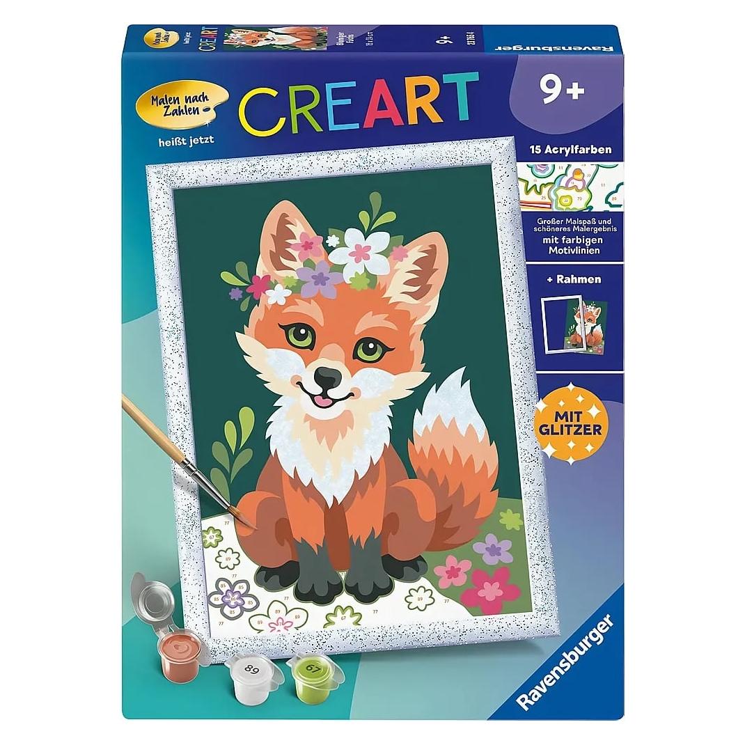 Ravensburger Malen nach Zahlen - Blumiger Fuchs (23765)