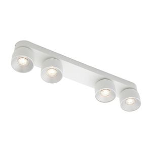 Nordlux Deckenstrahler Pitcher, mit GU10-Fassung, 2-flammig, weiß, dreh- und schwenkbar