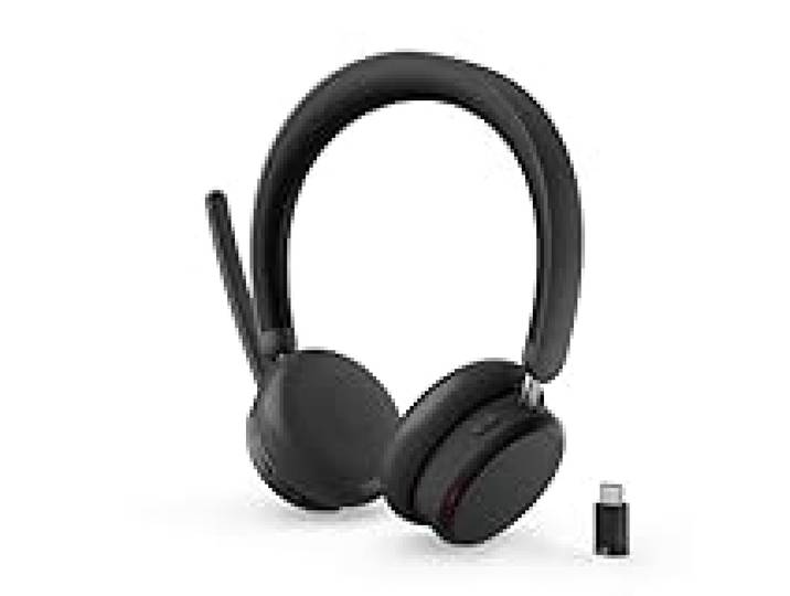Lenovo 6550 - Headset - On-Ear - Bluetooth - kabellos - aktive Rauschunterdr?ckung - Schwarz - Zertifiziert f?r Microsoft Teams (4XD1S19778)
