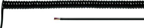 Helukabel 85656 Spiralkabel LiF12Y11Y 500mm / 2000mm 4 x 0.25mm² Schwarz 1St.
