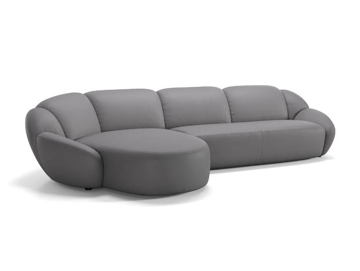 Leder Ecksofa CAPRI L-Form Designcouch Sitzecke Polstergarnitur