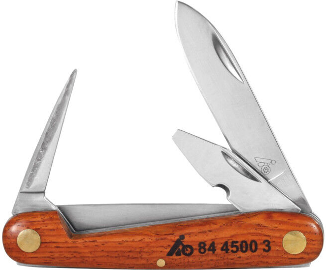 HOLEX Couteau pour câbles avec manche en bois, repliable 3 (844500 3)