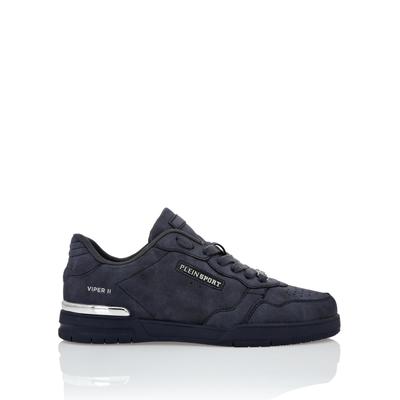 Sneaker PLEIN SPORT "Low-Top-Sneaker", Damen, Gr. 36, Normalschaft, blau (08, middleblau), Schuhe Sneaker