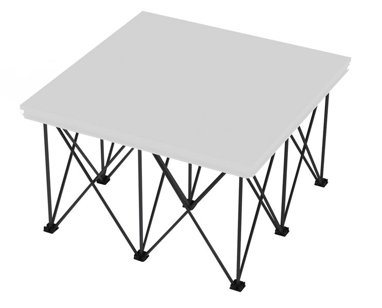 Stairville iX Stage 1x1m Raiser 20 cm nero