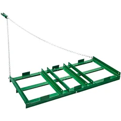 VEVOR Schleppegge, 1220x500x100 mm, Wiesenschleppe mit verstellbaren Stangen & 1830 mm Kette, Wiesenegge für Geländefahrzeuge, UTVs, Traktoren, Rasenmäher, Schleppwerkzeug zum Nivellieren des Rasens