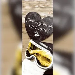 Mank Besteckservietten aus Airlaid Hüttenzauber "Pub", 40 x 33 cm, 75 Stück - Bestecktaschen