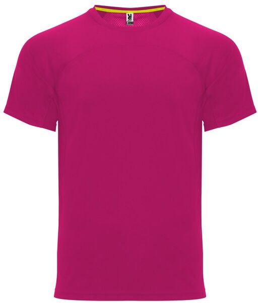 T-shirt technique unisexe personnalisé en polyester Monaco XXL ROSACÉ