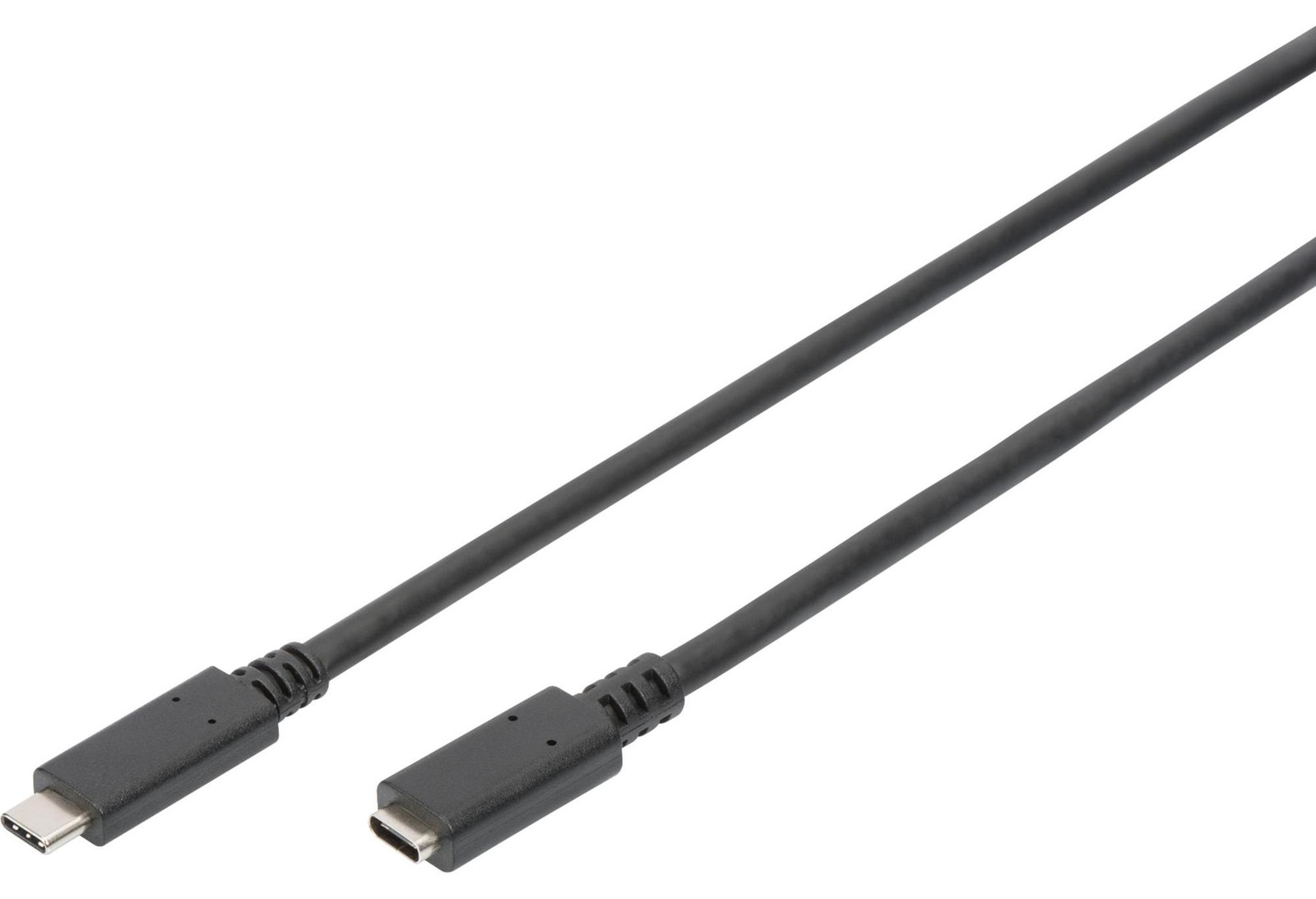 DIGITUS AK-300210-020-S USB 3.1 verlengkabel, zwart, 2,0 meter