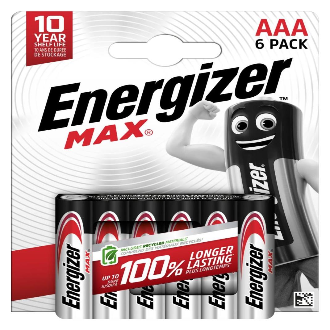 Energizer LR03/6 Max AAA 6 pack (6 Stk., AAA) (EU006)